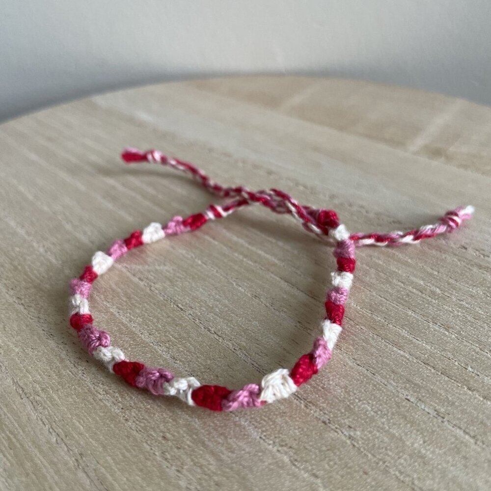 Belulah Bracelet, anklet, trendy, comfortable, tie, embroidery thread, woven, gi